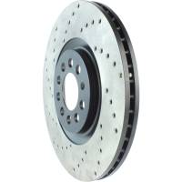 StopTech - StopTech Sport Cryo Cross Drilled Brake Rotor; Front Right - Image 4