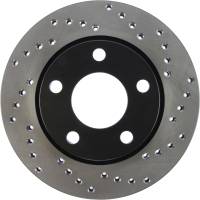 StopTech - StopTech Sport Cryo Cross Drilled Brake Rotor; Rear Left - Image 3