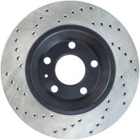 StopTech Sport Cross Drilled Brake Rotor; Rear Left