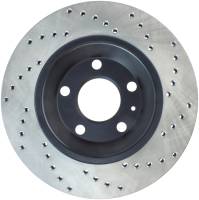 StopTech Sport Cross Drilled Brake Rotor; Rear Right