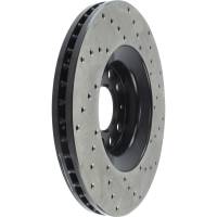 StopTech - StopTech Sport Cryo Cross Drilled Brake Rotor; Front Right - Image 5