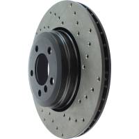 StopTech - StopTech Sport Cryo Cross Drilled Brake Rotor; Rear Left - Image 4