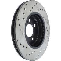 StopTech - StopTech Sport Cryo Cross Drilled Brake Rotor; Front Left - Image 5