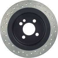 StopTech - StopTech Sport Cross Drilled Brake Rotor; Rear Left - Image 2