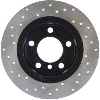 StopTech - StopTech Sport Cross Drilled Brake Rotor; Rear Left - Image 2