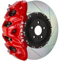 Brembo 21+ F150 2WD/4WD (Excl. Raptor) Fr GT BBK 8 Piston Cast 412x38 2pc Rotor Slotted Type1-Red - 1Q2.9626A2