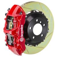 Brembo 08-09 H2 Rear GT BBK 4 Piston Cast 2pc 380x32 2pc Rotor Slotted Type-1-Red - 2B2.9002A2