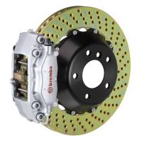 Brembo 00-03 M5/97-03 5-Series Rear GT BBK 4 Piston Cast 2pc 345x28 2pc Rotor Drilled-Silver - 2C1.8002A3