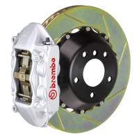 Brembo 03-09 E-Class (Excl 4MATIC/AMG) Rr GT BBK 4Pis Cast 2pc 345x28 2pc Rtr Slot Type1-Silver - 2C2.8015A3