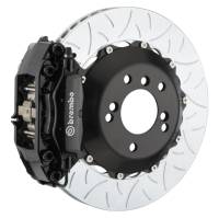 Brembo 01-06 M3 Rear GT BBK 4 Piston Cast 2pc 345x28 2pc Rotor Slotted Type-3-Black - 2C3.8001A1