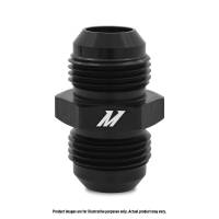 Mishimoto Aluminum -4AN Union Fitting - Black - MMFT-UN-04