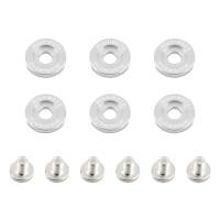 Mishimoto Large Fender Washer Kit (6pcs) - Silver - MMFW-LG-6SL