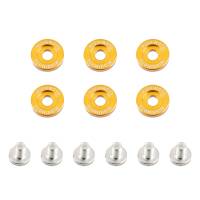 Mishimoto Small Fender Washer Kit (6pcs) - Gold - MMFW-SM-6GD