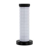 Mishimoto Weighted Grip Shift Knob - Black / White - MMSK-BMXBKWH