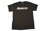 Aeromotive Standard Logo Black/Red T-Shirt - Small - 91124