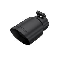 MBRP - MBRP Tip 3in Round x 4in Inlet OD Dual Walled Angled Black Tip - Fits all 3in Exhausts - T5122BLK - Image 3