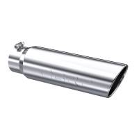 MBRP - MBRP Universal 5in OD Angled Rolled End 4in Inlet 18in Lgth T304 Exhaust Tip - T5124 - Image 3