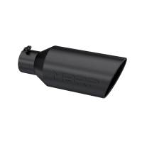 MBRP - MBRP Universal Exhaust Tip 7in O.D. Rolled End 4in Inlet 18in Length - Black - T5126BLK - Image 3