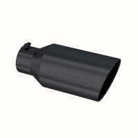 MBRP - MBRP Universal Tip 8in OD Rolled End 5in Inlet 18in Length T304 - Black - T5129BLK - Image 3