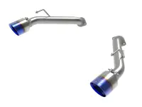 aFe - aFe 2023 Nissan Z V6-3.0L (tt) Takeda Stainless Steel Axle-Back Exhaust System w/ Blue Flame Tip 49-36137-L - Image 3