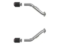 aFe - aFe 2023 Nissan Z V6-3.0L (tt)Takeda Stainless Steel Axle-Back Exhaust System w/ Carbon Fiber Tip 49-36137-C - Image 5