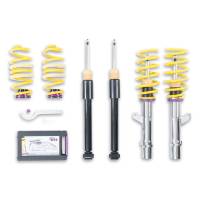 KW Height adjustable stainless steel coilovers with adjustable rebound damping - 1528000N