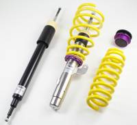 KW Height adjustable stainless steel coilovers with adjustable rebound damping - 18020033