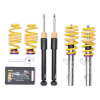 KW Height adjustable stainless steel coilovers with adjustable rebound damping - 1808000N