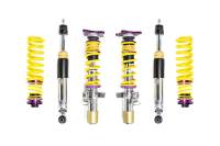 KW Adjustable Coilovers, Aluminum Top Mounts, Independent Compression and Rebound - 352208CG