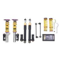 KW Adjustable Coilovers, Aluminum Top Mounts, Rebound and Low & High Compression - 39710250