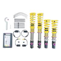 KW Adjustable Coilovers with Rebound and Low & High-speed Compression adjustability - 3A7200CC