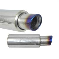 Injen - Injen 60MM Universal Muffler with Titanium Burnt Tip - SES225TT - Image 2