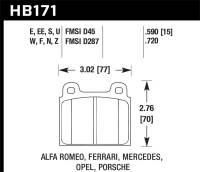 Hawk Performance HPS 5.0 Disc Brake Pad