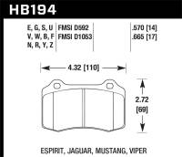 Hawk Performance HPS 5.0 Disc Brake Pad