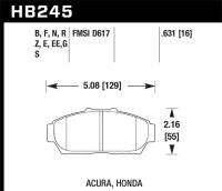 Hawk Performance - Hawk Performance HPS 5.0 Disc Brake Pad HB245B.631 - Image 1