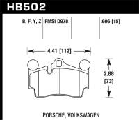 Hawk Performance HPS 5.0 Disc Brake Pad