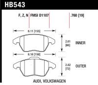 Hawk Performance HPS 5.0 Disc Brake Pad