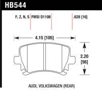 Hawk Performance HPS 5.0 Disc Brake Pad