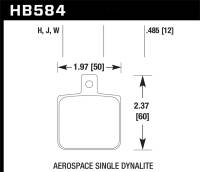 Hawk Performance DTC-30 Disc Brake Pad