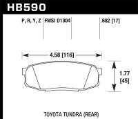 Hawk Performance - Hawk Performance HP Plus Disc Brake Pad HB590N.682 - Image 1