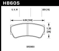 Hawk Performance DTC-80 Disc Brake Pad