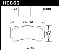 Hawk Performance HPS 5.0 Disc Brake Pad