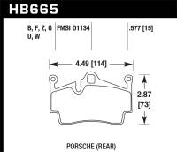 Hawk Performance HPS 5.0 Disc Brake Pad