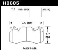 Hawk Performance Performance Ceramic Disc Brake Pad