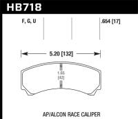 Hawk Performance HPS 5.0 Disc Brake Pad