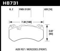 Hawk Performance HPS 5.0 Disc Brake Pad