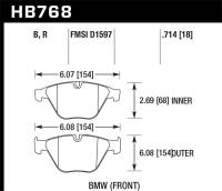 Hawk Performance HPS 5.0 Disc Brake Pad