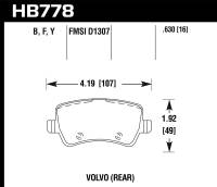 Hawk Performance HPS 5.0 Disc Brake Pad