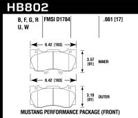 Hawk Performance - Hawk Performance DTC-70 Disc Brake Pad HB802U.661 - Image 1