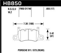 Hawk Performance HPS 5.0 Disc Brake Pad